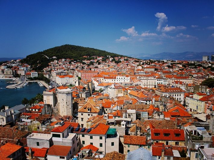 Roofs of Split (Marjan Hill in the distance)