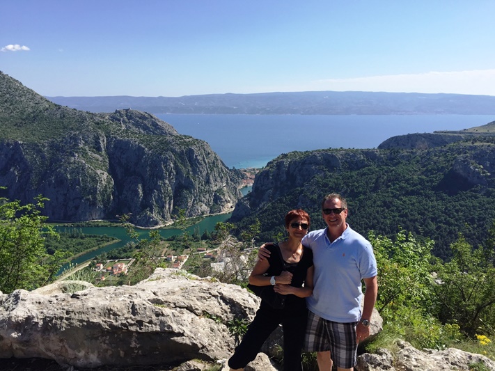Above the Cetina Canyon