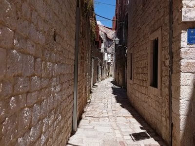 Cobblestone streets of Trogir