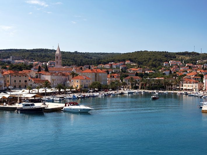 The town of Supetar