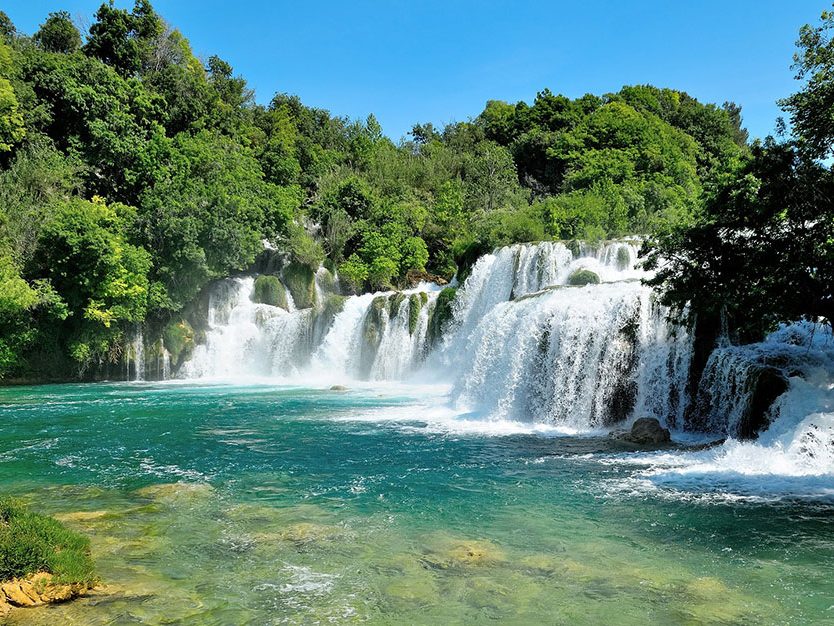 national park Krka waterfalls
